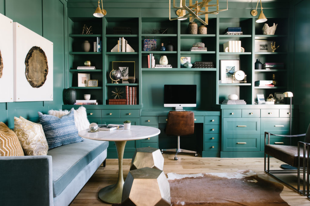 Dark Green Office