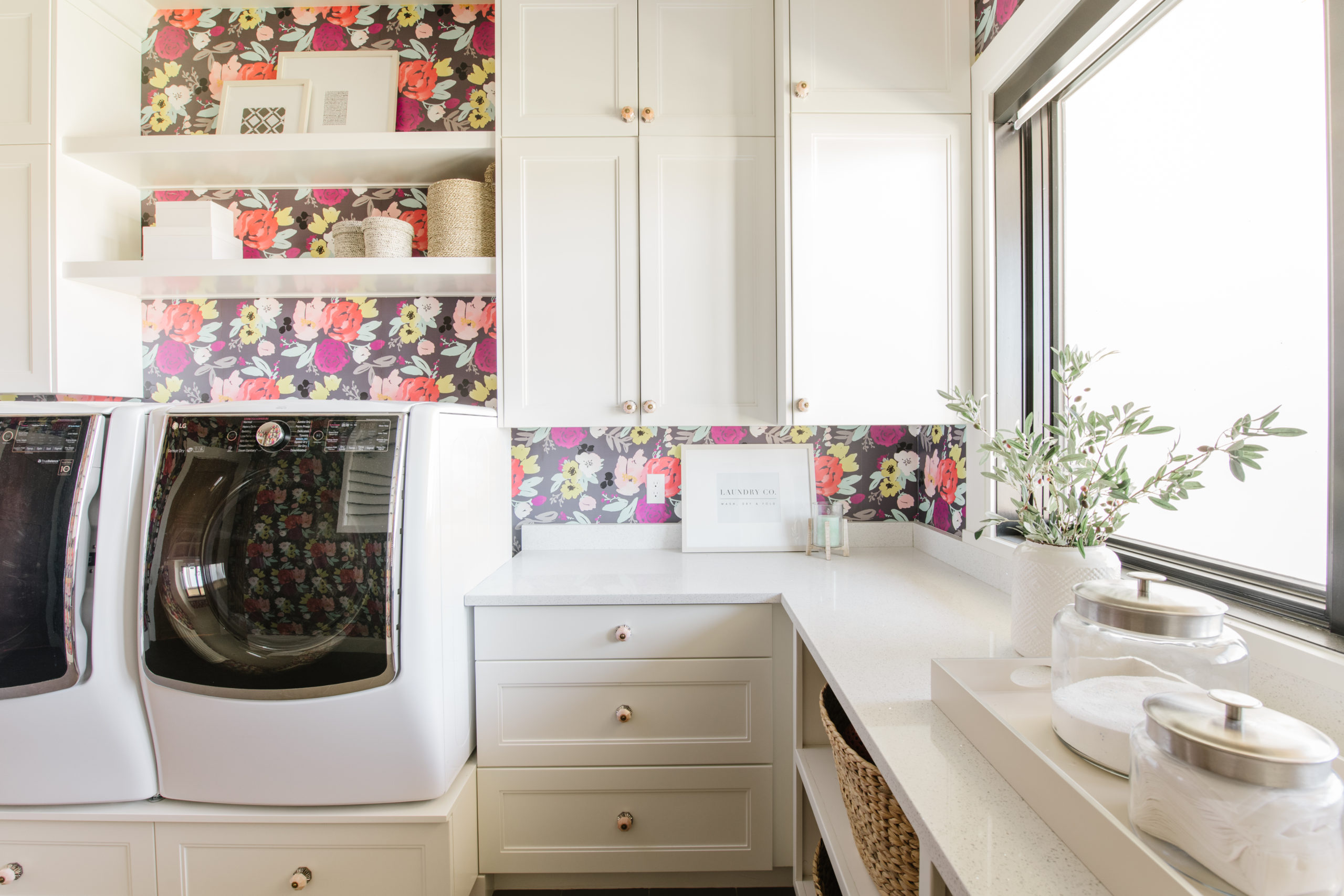 Playful Laundry Room
