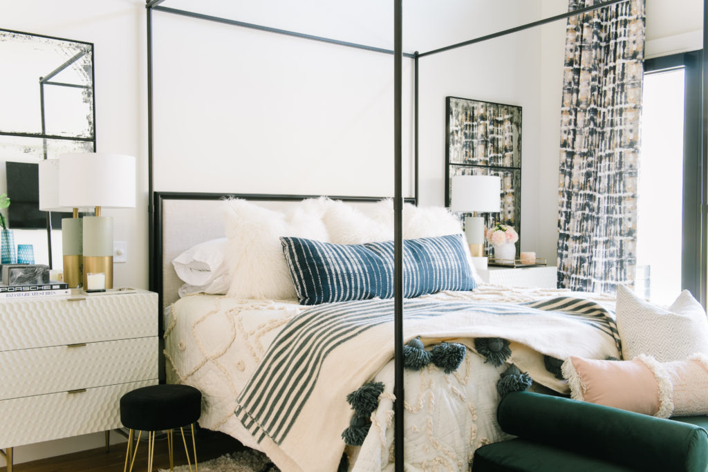 Uptown Boho Canopy Bedroom