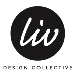 Liv Design Collective Logo - Charcoal